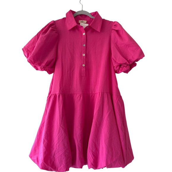Entro Womens Medium In The Meantime Dress Hot Pink - Picture 3 of 15
